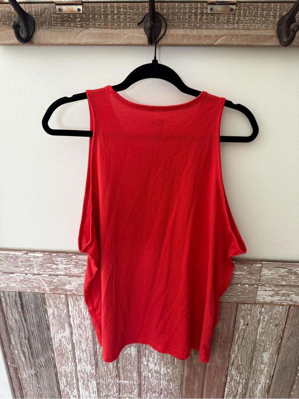 Nike Red Dri-FIT Women's Tank Top with White Logo - Picture 3 of 3